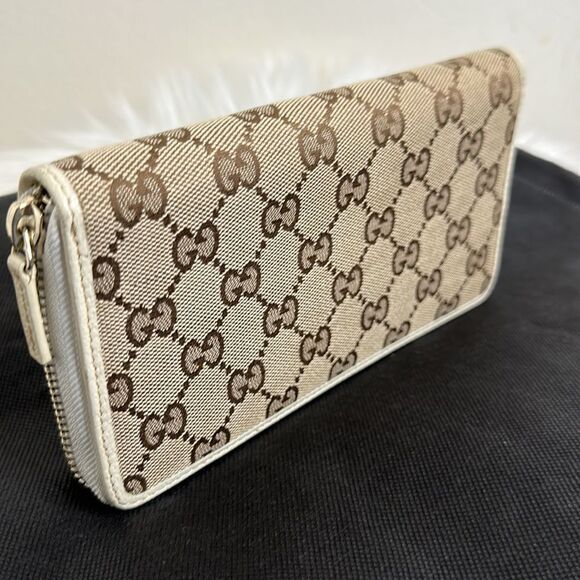 💯Authentic Gucci Zipped Around Long Wallet🍀 - Picture 6 of 16